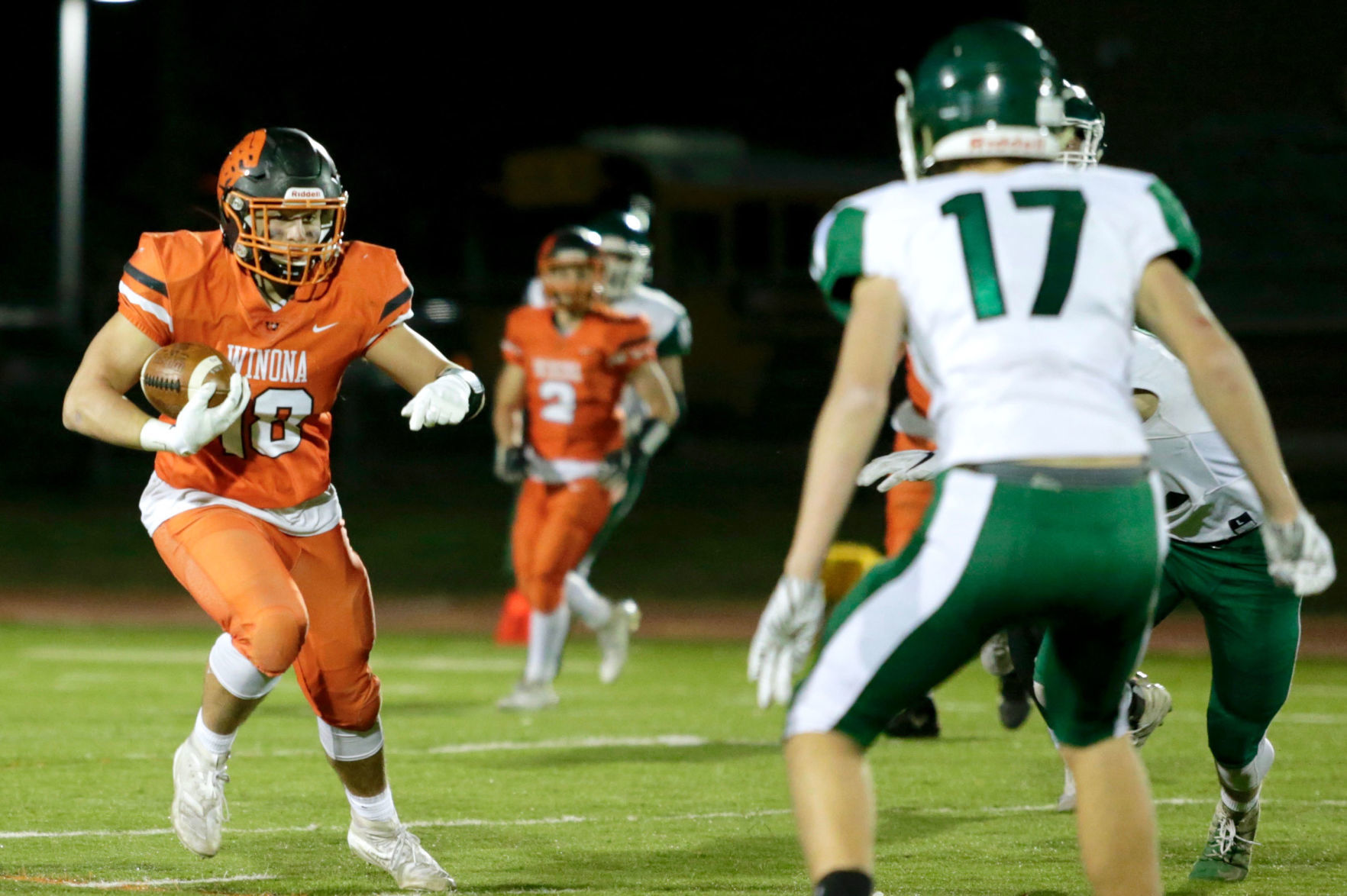 Winona Senior High School Playoff Football vs Faribault